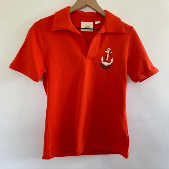Anthropologie | NWT Maeve Newport Polo Top - Picture 9 of 14